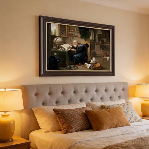 Impression alchimiste David Teniers tableau sur toile décoration bureau 30,5 x 45,7 cm - 4
