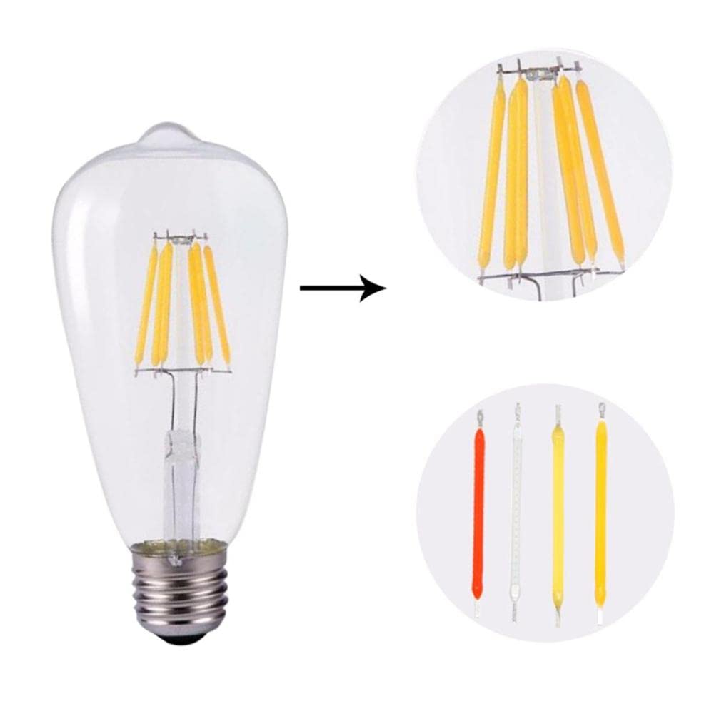 10pcs Dimmable Vintage LED Edison Bulbs DC3V DC12V LED Chip Incandescent Light Accessories Diode for Repair LED Bulb — view 4