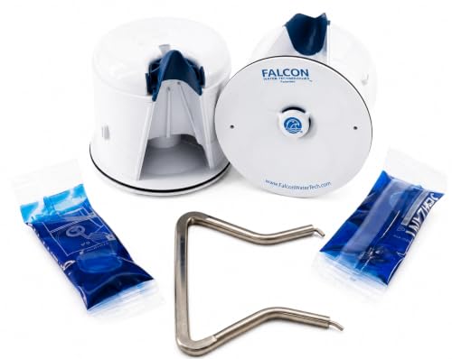WaterFree Urinal Cartridge (2 Pk) - Falcon + Sloan WES-150 FWFC Universal Compatibility - Includes Waterless Urinal Cartridge Blue Sealant and Wrench Key