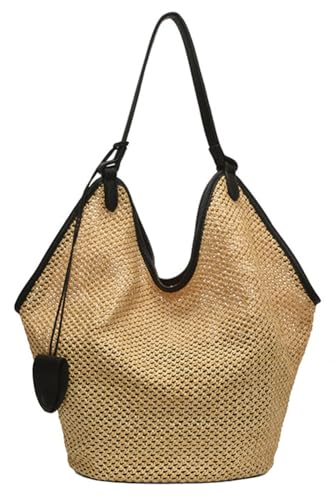 Bolso Hobo de Paja para Mujer Verano Playa miniatura 1
