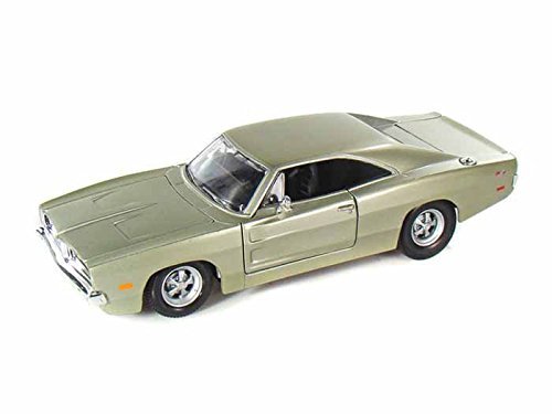 1969 Dodge Charger R/T 1/25 Silver / Champagne miniatura 1