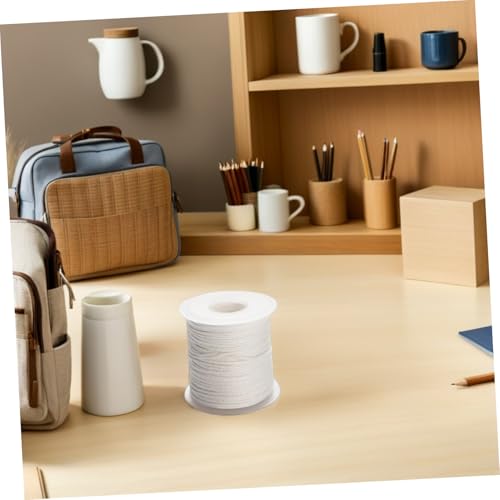 Pabilo para Velas Algodón ORFOFE Rollo 30M Blanco miniatura 5