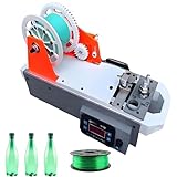 QYOEGSQ Máquina extrusora for fabricar filamentos Impresora 3D,Máquina fabricar filamentos de Escritorio,pultrusión de filamentoss for Botellas de plástico(Gray)