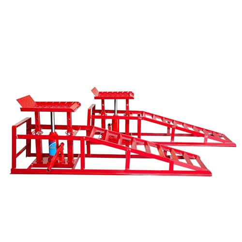 Rampas hidráulicas para auto, pack 2, capacidad 11000 lb miniatura 3