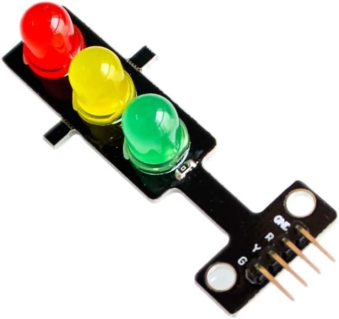 IDUINO Mini 5V Traffic Light LED Display Module for Compatible With Arduino Red Yellow Green F5 5mm LED RGB Traffic Light DIY Electronic Kit (B0D43JR177) Amazon Price History, Amazon Price Tracker