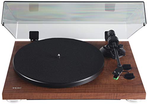 Teac TN-300SE-WA Analog Belt Drive Turntable, Walnut (Renewed)
