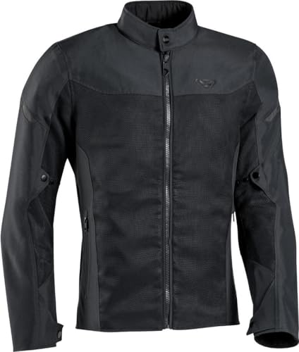 Ixon Veste de moto textile Fresh pour homme, Noir, XL