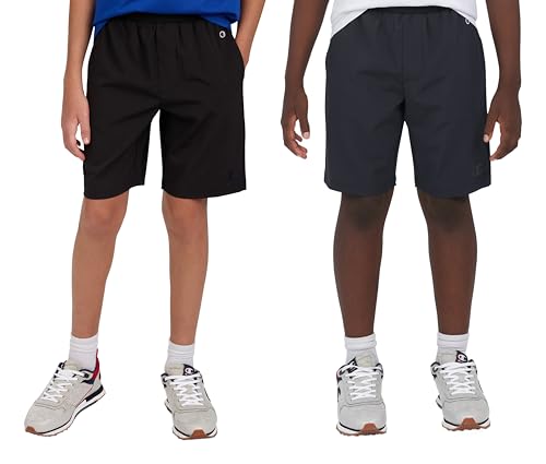 Champion Boys Shorts for Kids Athletic 2 Pack Lightweight Hybrid Short 5
