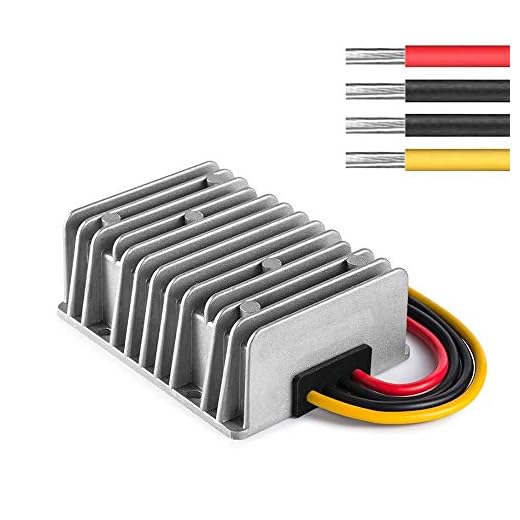 ZHITING DC Power Converter regulator vattentät, DC 24 V step down till 12 V 30 A 360 W omvandlare regulator reducering, strömförsörjning transformator volt-modul för Golf Cart Power Module LED-ljusremsor