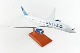 United Airlines Boeing 787-9 Model Airplane with EVO Livery Scale 1/100