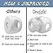 Driddle Door Knob Safety Cover for Kids - 5 Pack - Baby Proof Door Knob Covers - Door Locks for Kids Safety Child Proof - White