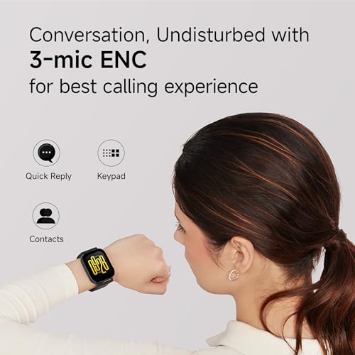 Redmi Watch 5 Active, 2 Display, Metal Body, 18 Day Battery, Bluetooth Calling, Advanced AI Noise Cancellation, Alexa, Black - Image 2