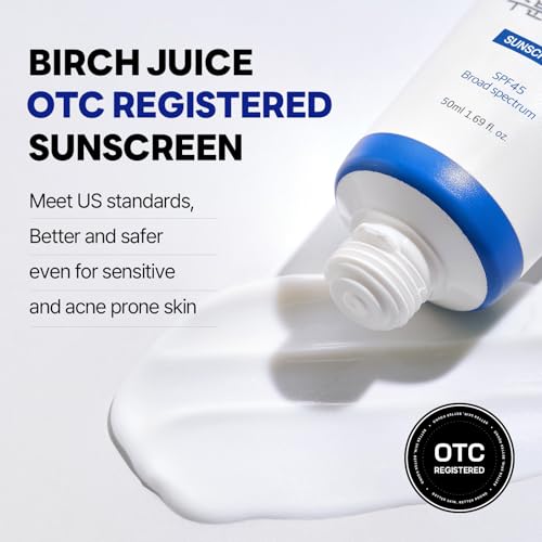 ROUND-LAB-Birch-Juice-Moisturizing-Mild-up-Sunscreen-UV-LOCK-Set-169-Fl-Oz-SPF-45-broad-spectrum-Essence-Type-Moisturizing-sunscreen-for-Sensitive-Skin-Ocean-Friendly-Reef-Safe-Korean-Sunscreen