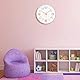 VINILITE Kinder Wanduhr ohne Tickgeräusche 30cm Bunt Zahlen Modern Quartz Lautlos Wanduhr Batteriebetrieben für Kinderzimmer, Küche, Wohnzimmer, Schlafzimmer, Büro