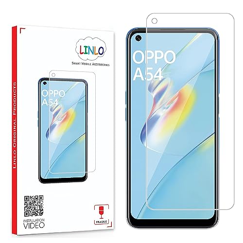 Image of Tempered Glass Screen Protector Compatible for Oppo A54 /A55 /A76 /Reno 7 Pro 5G /K10 4G with Full Screen Coverage; Except Edges and Easy Installation Kit(Transparent), Pack of 1