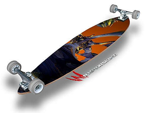 Alien Tech - Decal Style Vinyl Wrap Skin fits Longboard Skateboards up to 10