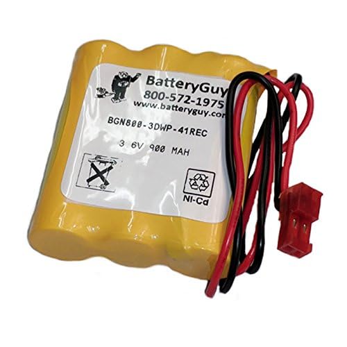 BatteryGuy NIC0553 Replacement 3.6V 900mAh Nickel Cadmium Battery Brand Equivalent (Rechargeable)