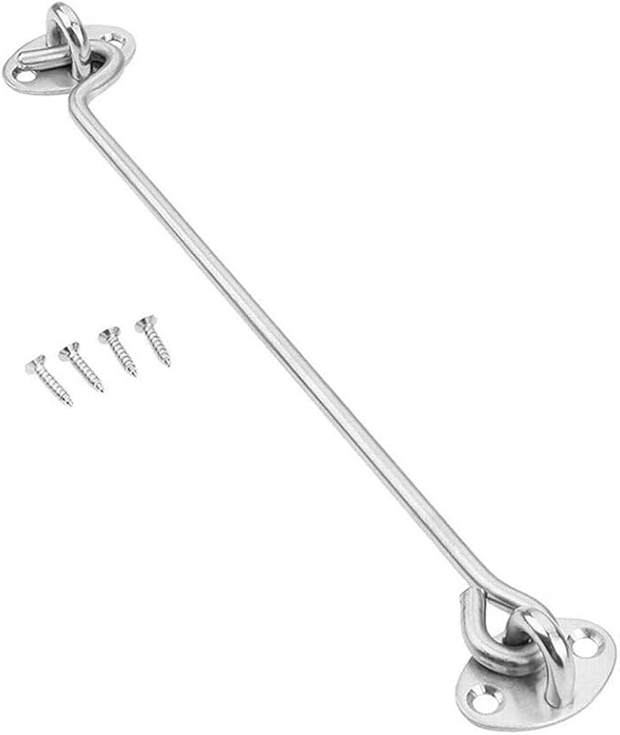 Kabalo Galvanised Steel Hook and Eye Door Latch Extra Long 56cm 22