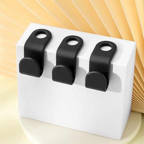 60 Pcs Hanger Hooks, Space Saving Hangers Multi-layer Stackable Hangers Space Savers Hooks Hanger Extender Clips Cascading Clothes Hooks for Wardrobe Clothes Organizer Black