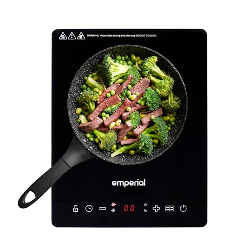 Emperial Single Induction Hob Portable Digital Cooktop Electric Hot Plate with Touch Control 2000W