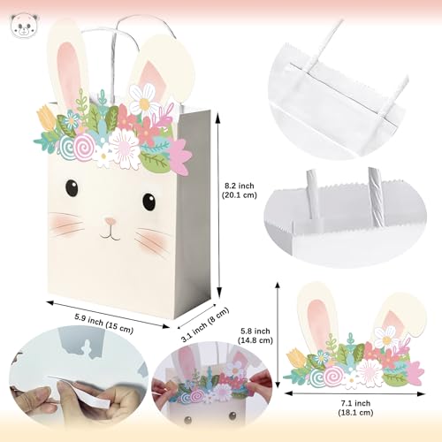Sacs cadeaux lapin de Pâques solides pour éviter les déchirures - 2