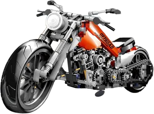 APRILA Technique Moto Bloc de Construction de Modèle de Moto pour Harley-Davidson, 436 Pièces Motorcycle Jeux de Jouet de Construction, Supermoto Briques de...