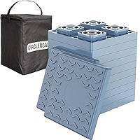 Heavy Duty RV Leveling Blocks 12 Pack Interlocking Design - View #8