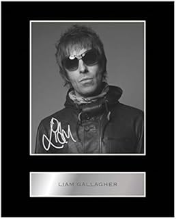 Liam Gallagher Signed Mounted Photo Display #2 Music Autographed Gift Picture Print