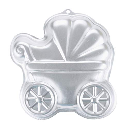 ZDYWY 10 Inch Baby Buggy Carriage Stroller Shaped Aluminum 3D