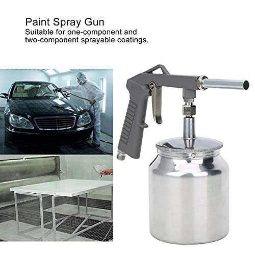 Spray Paint Gun, Pneumatic Spray Gun Air Paint Sprayer Spray Gun With Cup For Automobile Wall Spraying Ps 6 30‑120Psi #TOP2