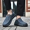 Mens Leather Loafers Casual Slip on Walking Shoes Business Dress Moccasins Soft Soles Non Slip Work Shoes Driving Moccasin Loafers Blue #3