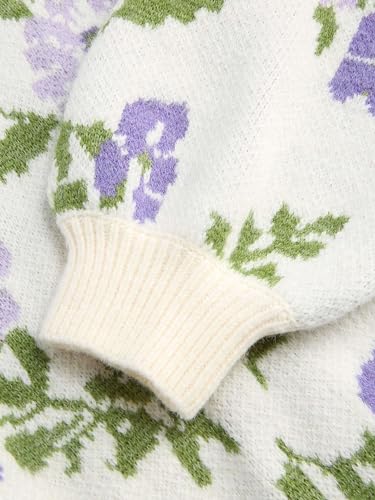 CIDER Tea in The Garden Knit Cardigan: Multicolor, M4