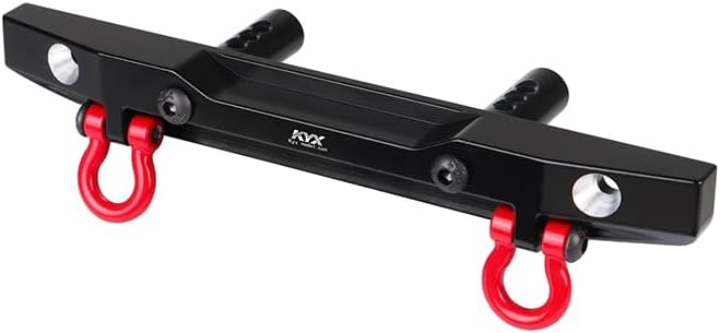 KYX Racing CNC Machined Aluminum Rear Bumper Upgrades Parts Accessories for 1/10 RC Crawler Car Axial SCX10 PRO