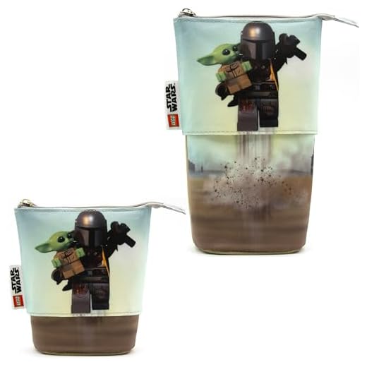 IQ LEGO Star Wars The Mandalorian Season 3 - Estuche desplegable para lápices - Jet Pack (53320)