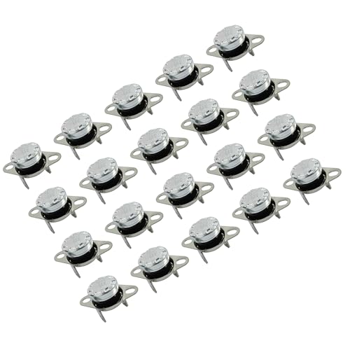 Termostatos bimetálicos Interruptores 90 °C 250 V 16 A tipo NC Protector térmico de acción para pequeños electrodomésticos, dispositivos de motor, secadores, calentadores, termostatos