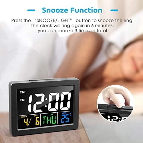 Meross Digital Alarm Clock For Bedrooms thumb #6