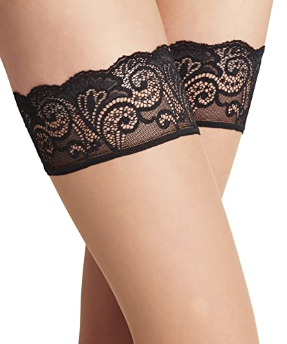 Image of FALKE Women's Matte Deluxe 20 Denier Thigh Highs