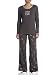 HUE Women's Plus Size Celestial Sky 3 Piece Thermal Pajama Set