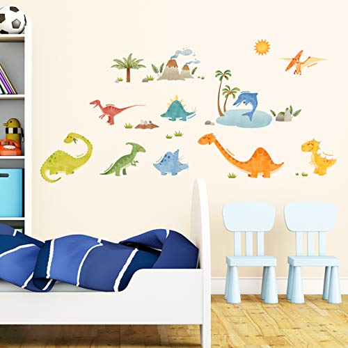 Decowall DW-1505 Dinosaurier Tiere Wandtattoo