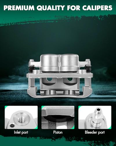 Image of SCITOO 19B2982 Front Right Driver Side Brake Caliper Fits For Infiniti For QX56 2004-2006,For Nissan For Armada 2005-2006,For Pathfinder For Armada 2004,For TITAN 2004-2007, With Bracket,1PC