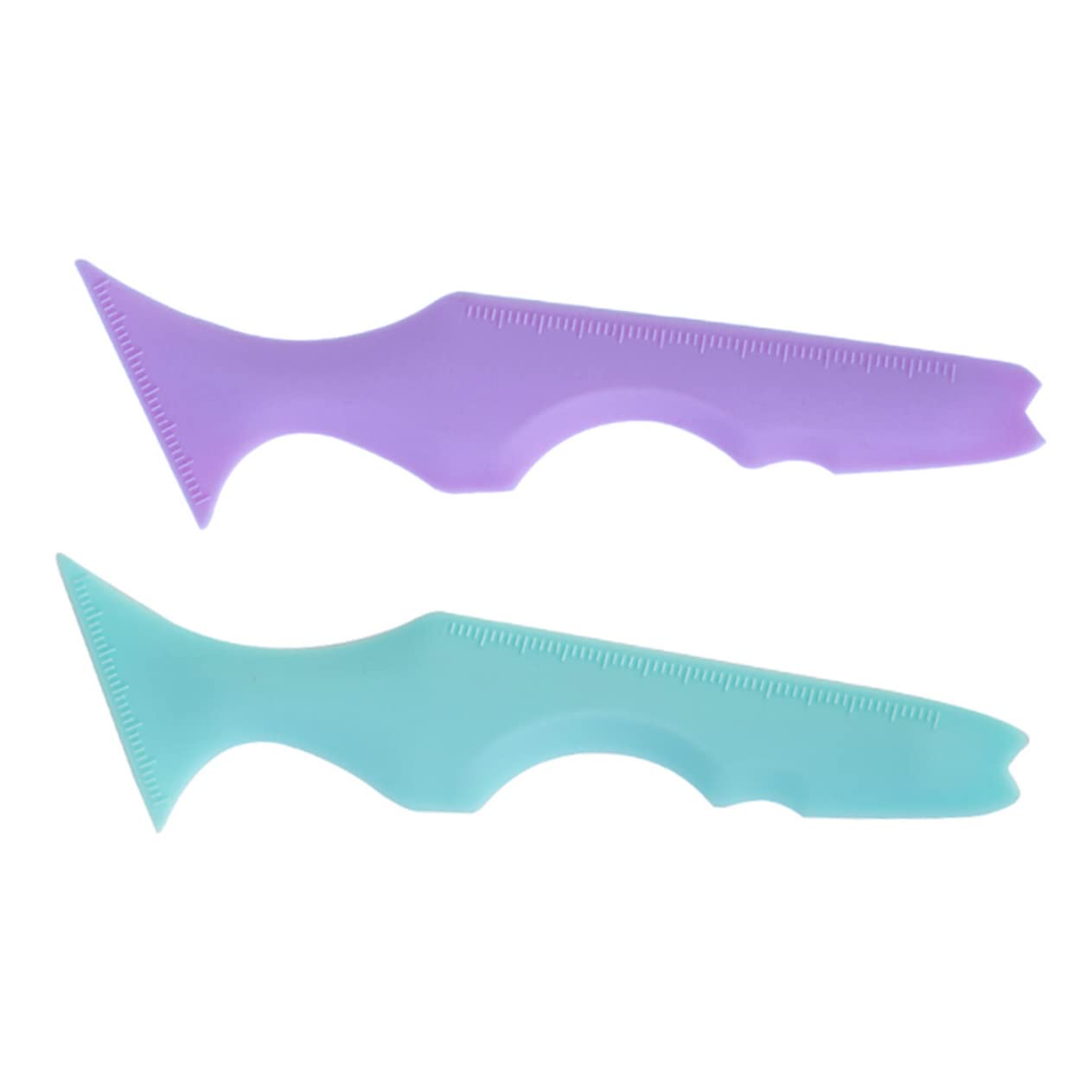 Didiseaon 10pezzi Stencil Per Eyeliner Silicone Riutilizzabile Per Ombretto e Sopracciglia Strumento Per Makeup Colori