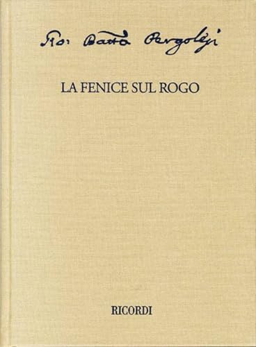 LA FENICE SUL ROGO CHANT