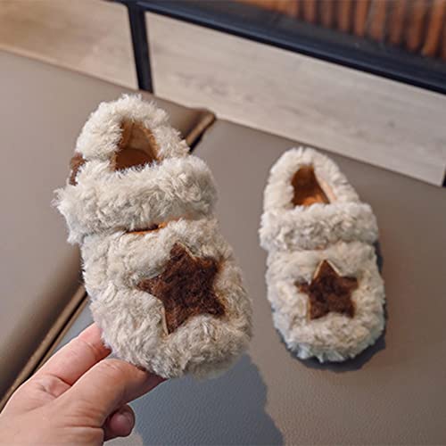 Fashion Winter Children Boots Boys And Girls Flat Bottom Non Slip Cotton Shoes Color Block Plush Warm Bling Boots Kids4