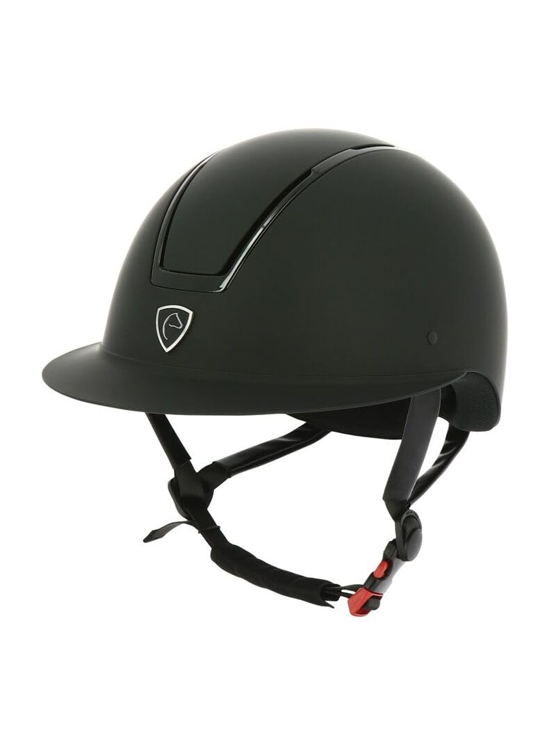 Ekkia EQUITHÈME Glint Mat - Casco de equitación, color negro