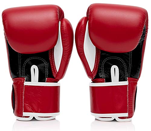 Image of Fairtex BGV1 Muay Thai Boxing Training Sparring Gloves for Men, Women, Kids| Premium Quality, Light Weight & Shock Absorbent 16 oz Boxing Gloves -Red /Black /White