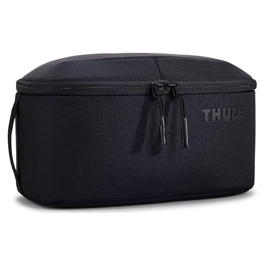 Can you take bottled fluids in checkrf luggage Thule Subterra Toiletry Bag for Travel