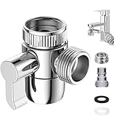 Myiosus 3-Way Diverter Valve - Brass Tap Wasserhahn Umschaltventil, Ventil Umschalter G 1/2", Mas...
