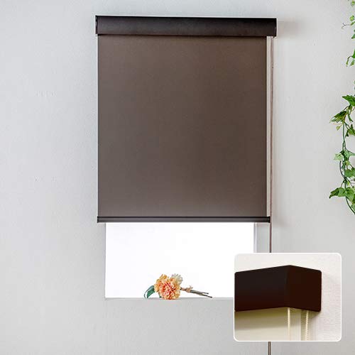 Amazon｜フルネス ロールスクリーン ロールカーテン BOXカバー付 1級