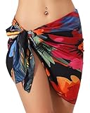 Rossopesca Women Beach Sarong Cover Up Bathing Suit Swimsuit Colorful Bikini Pareo Wraps for Women