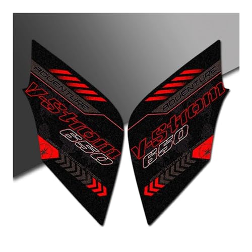 Autocollant réservoir moto pour V-Strom 650 XT protection anti-rayures noire